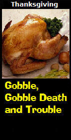 Thanksgiving Murder Mystery Party Kit: Gobble, Gobble Death and Trouble